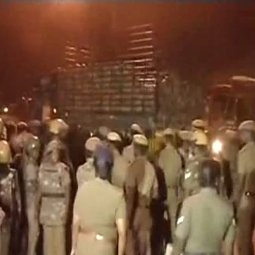 police attack